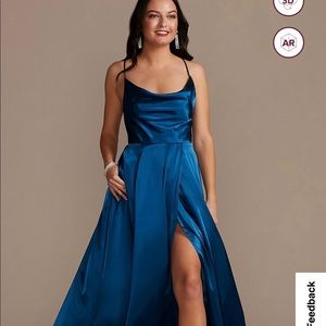 David’s Bridal dress.